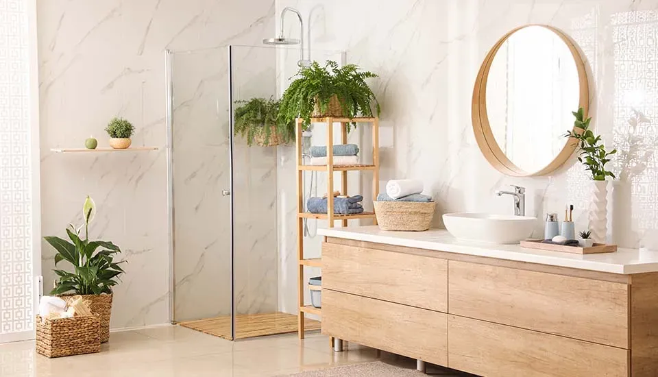 Salle de bain bois